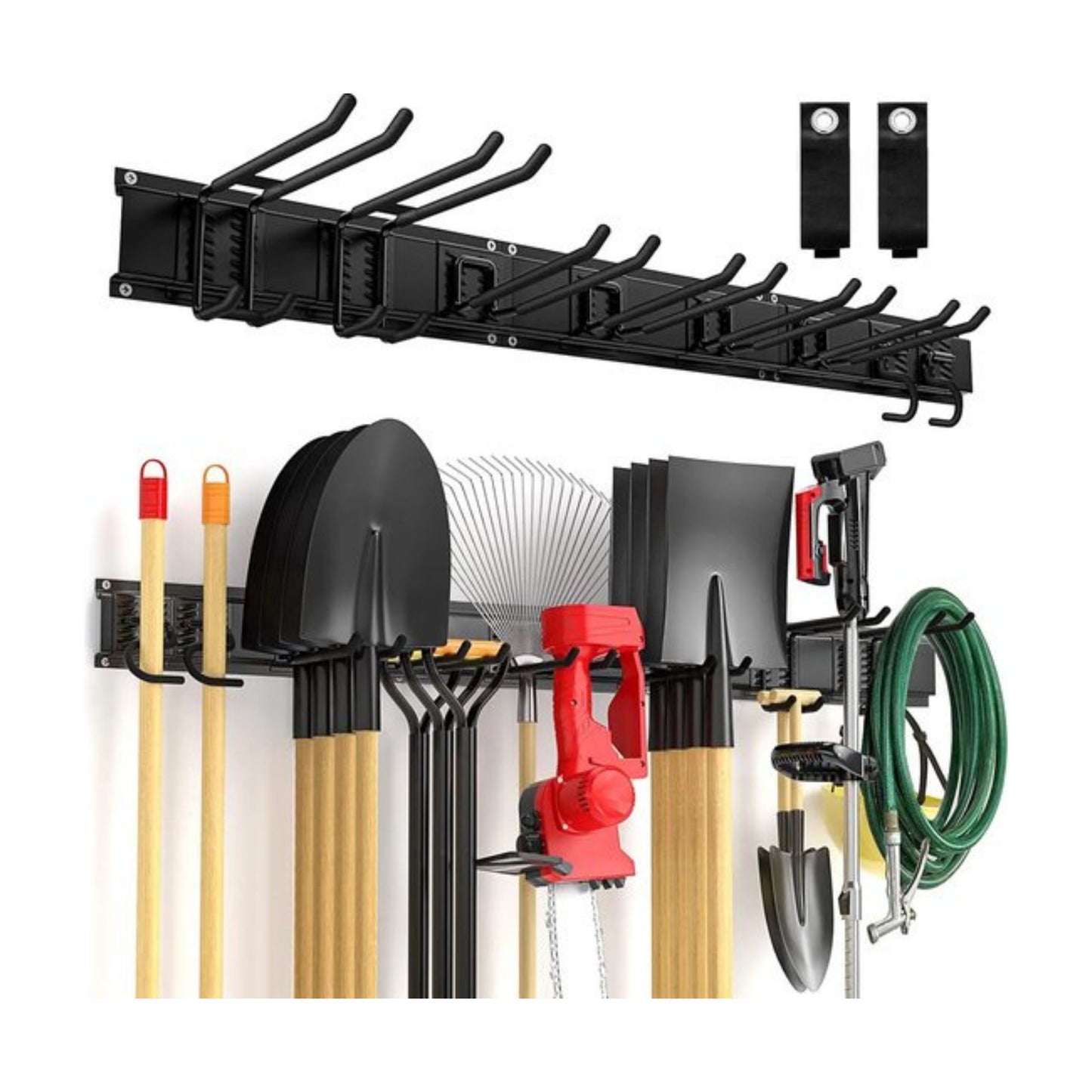 SODEAL Gereedschapshouder met 2 Heavy duty, 4 lange en 2 bezemhaken